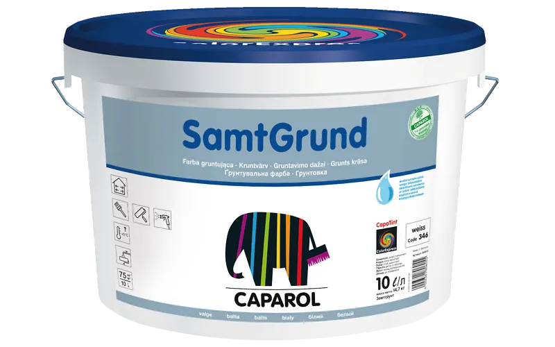 Грунтовка акрил. в/д Caparol SamtGrund (Капарол ЗамтГрунд) База 1, 10л