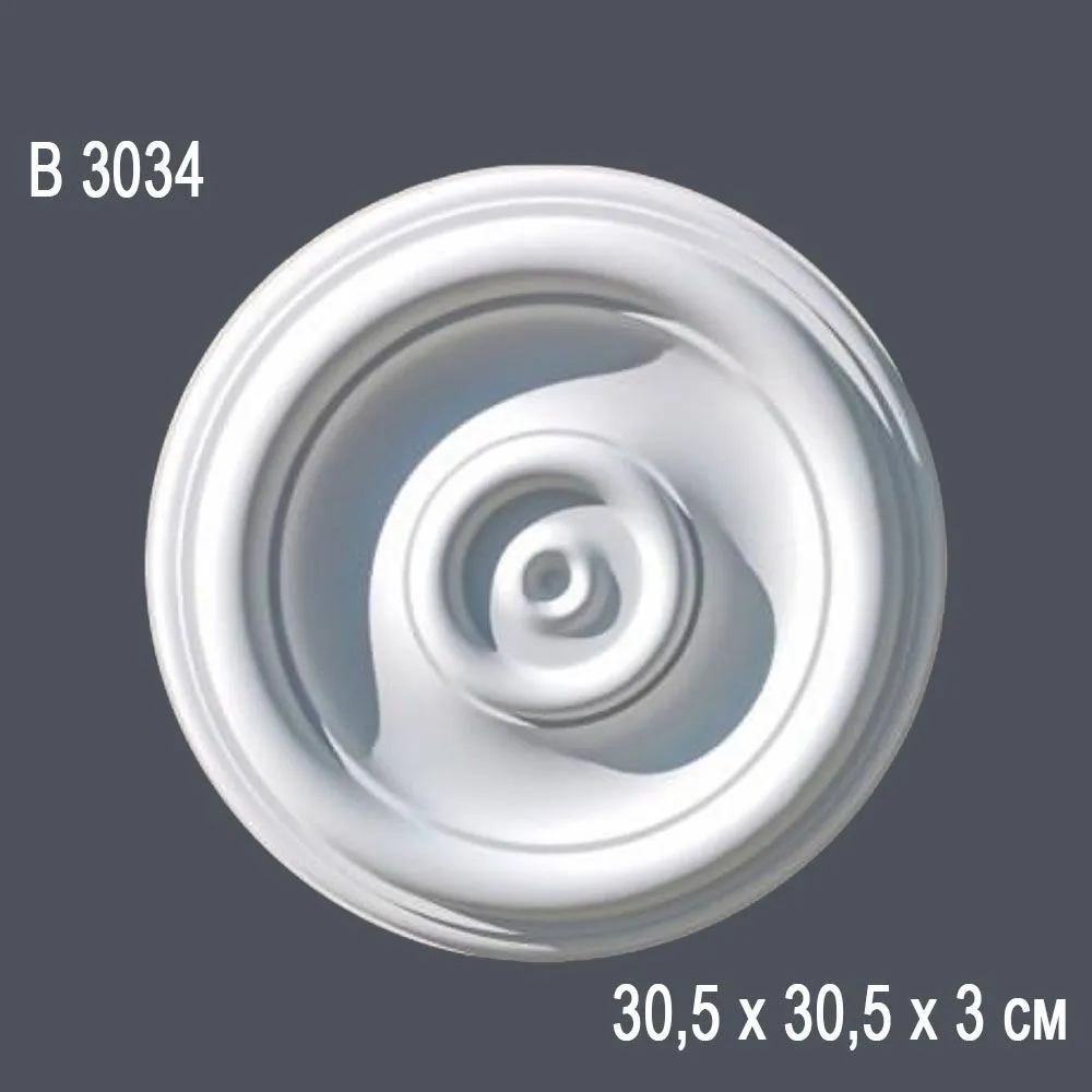 Декор. розетка В3034 30,5х30,5х3см (15)