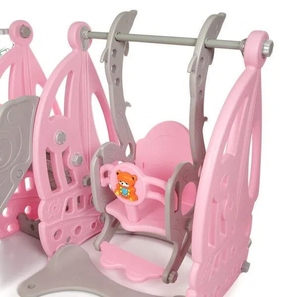 Детский игровой комплекс WM19016 Парусник (145*210*105см)(розовый)