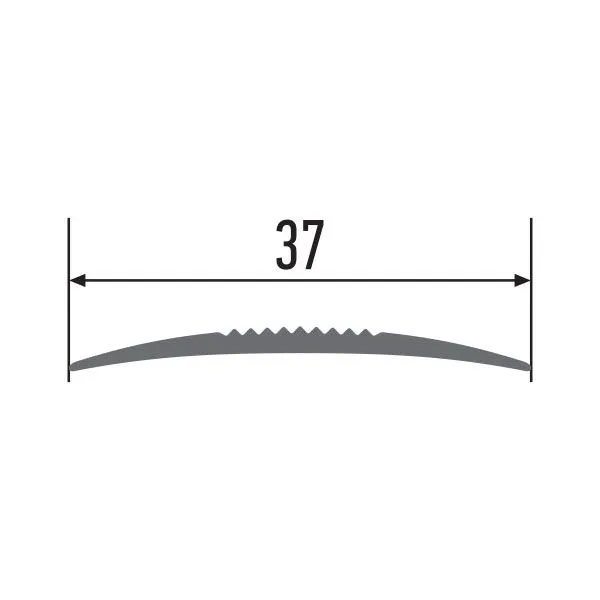 Профиль 3328-02Т 37мм золото 1,8м  с открытым креплением