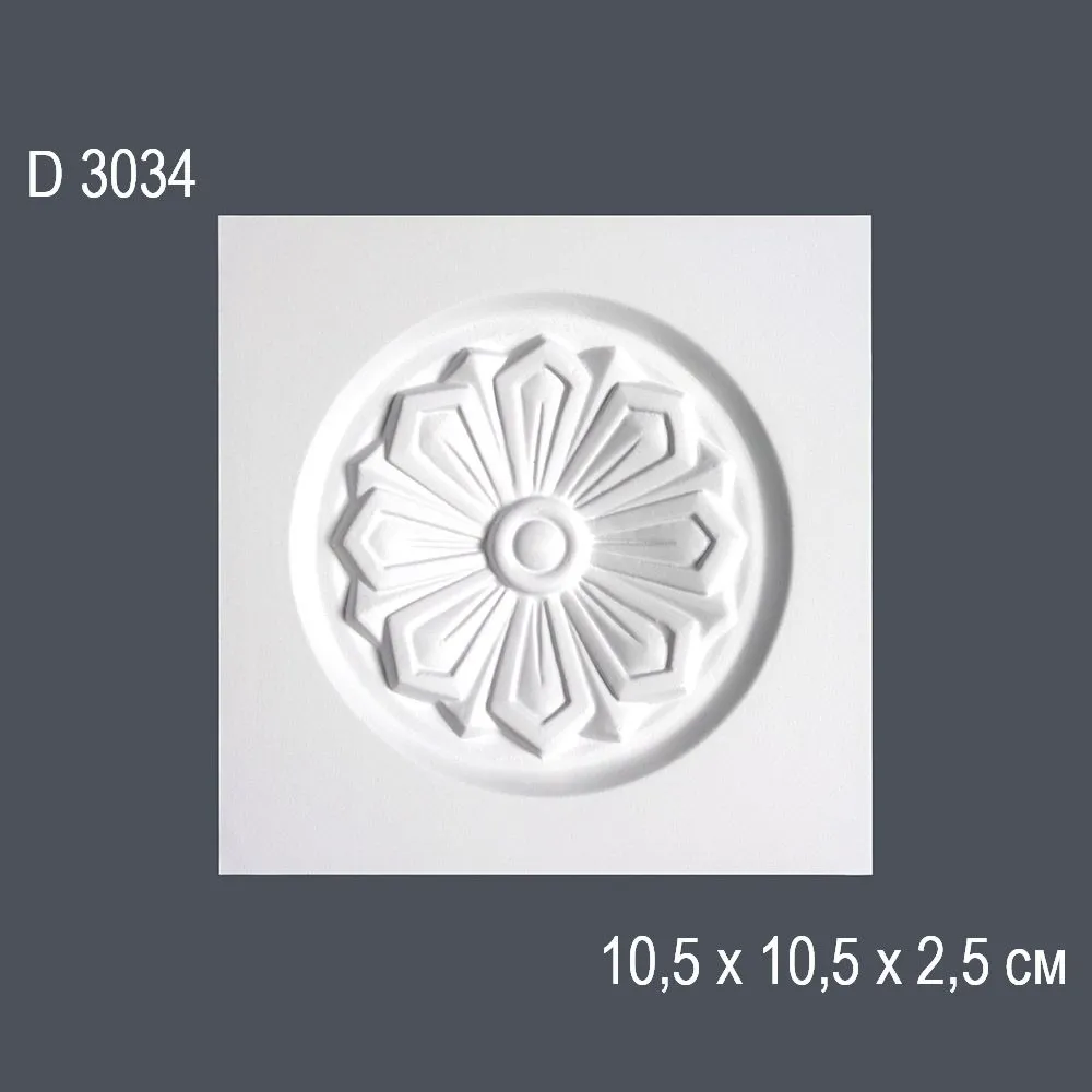 Капитель D3034 10.5х10.5х2.5cm (100)