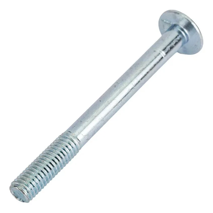 Болт мебельн.с усом DIN 607  8x 80 (белый цинк 15 шт) 244360