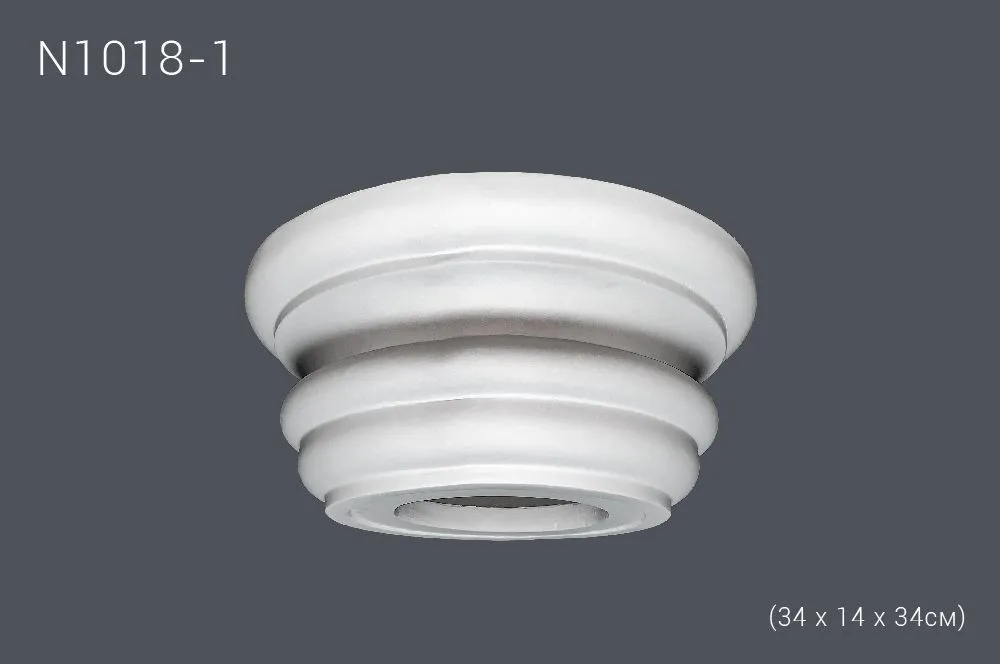 Капитель N1018-1W 34x14x34cм