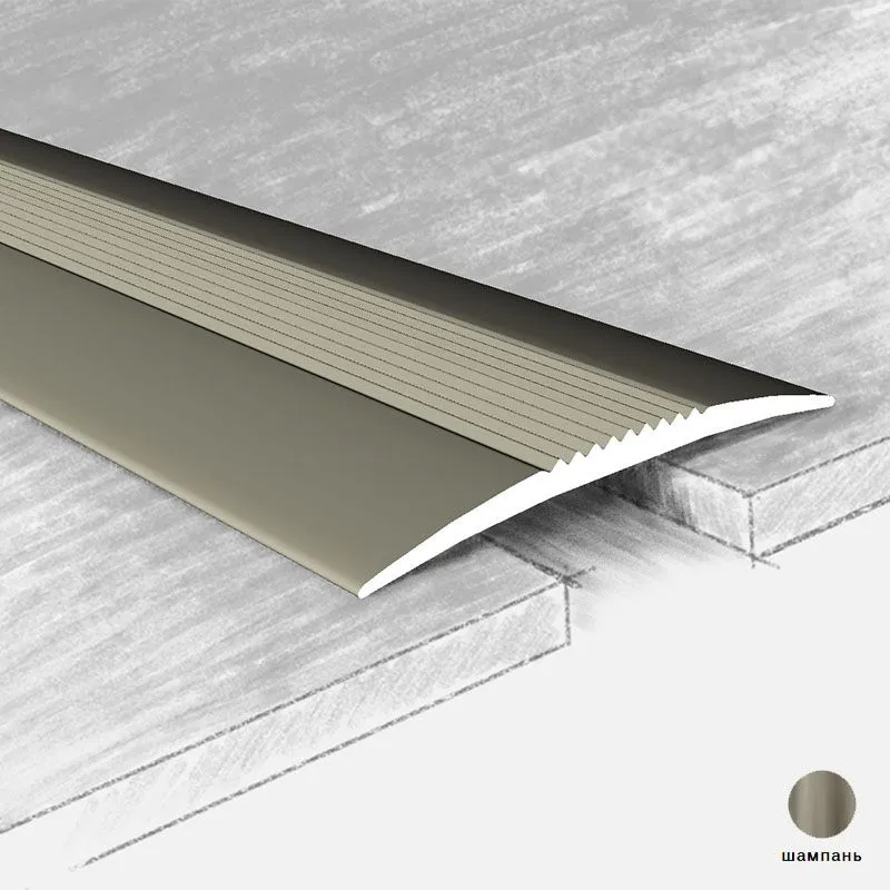 Профиль 3328-06К 37мм шампань 0,9м  с открытым креплением