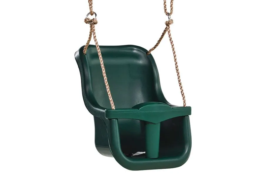 Качели LUXE из PP, цвет зелёный, верёвка PP 131.001.002.001