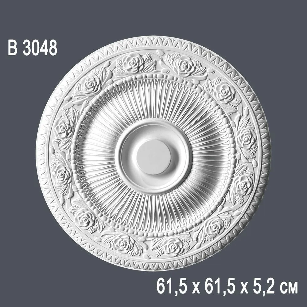 Декор. розетка В3048 61,5х61,5х5,2см (10)