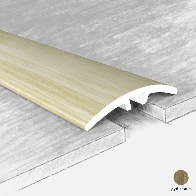 Порог алюм. 70-717К 30мм 0,9м дуб глина