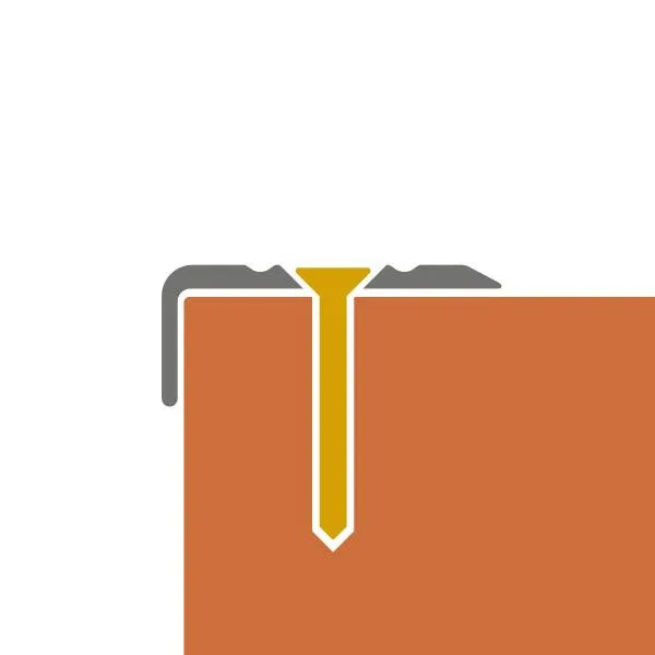 Профиль на ступени 3418-02К 24х10мм золото 0,9м