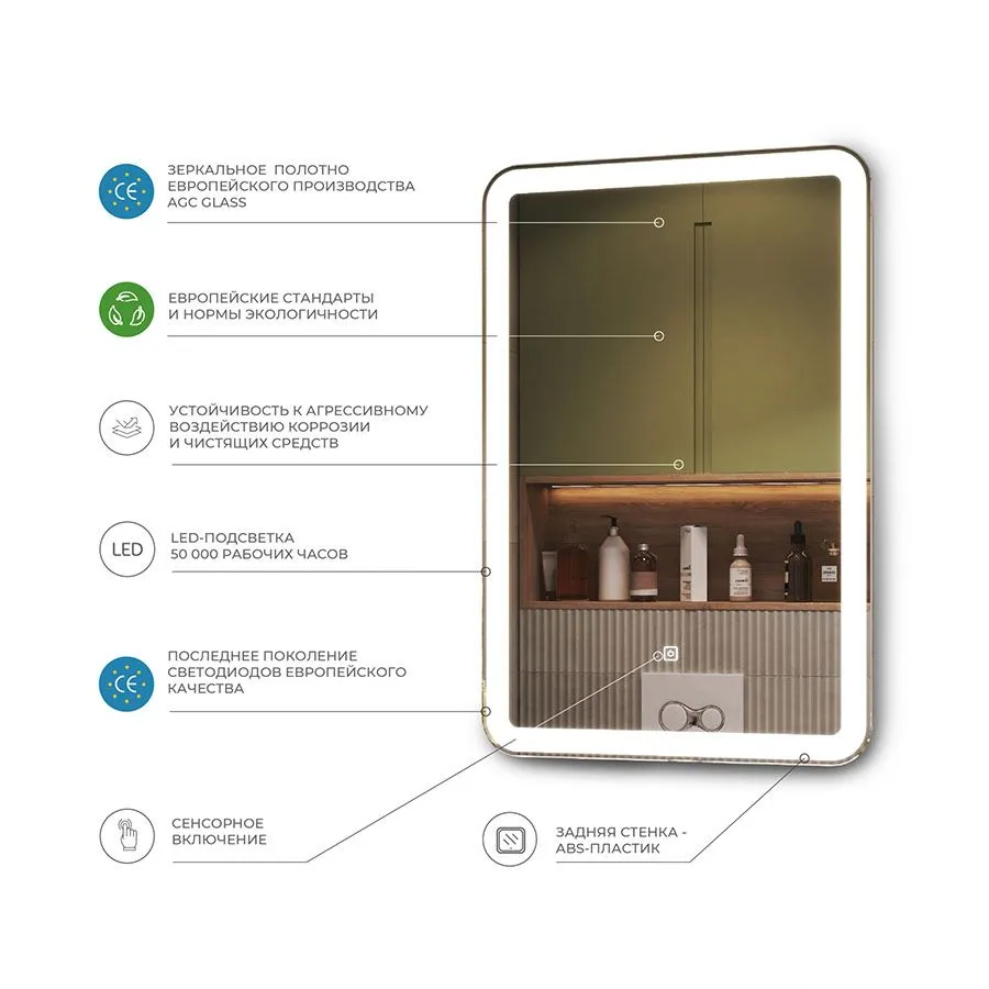 Зеркало Flam Classic 400