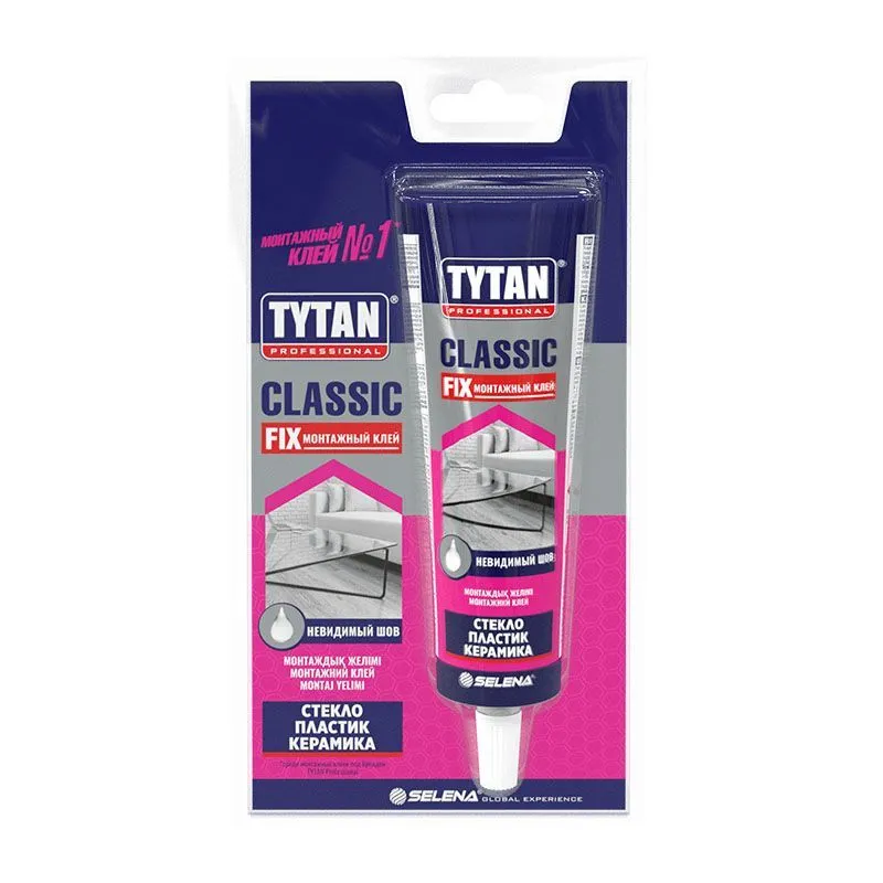 TYTAN клей монтажный CLASSIC FIX (100мл) прозрачный (тюбик) 10024930
