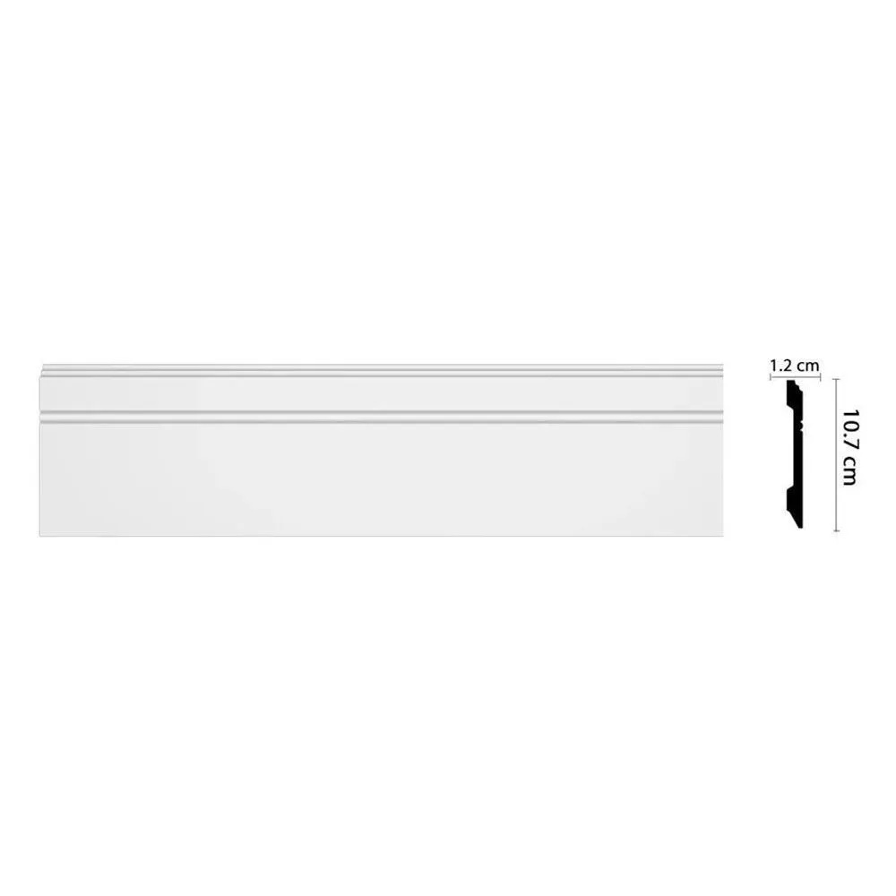 Плинтус напольный DECOMASTER D105 ДМ (107*12*2000мм)