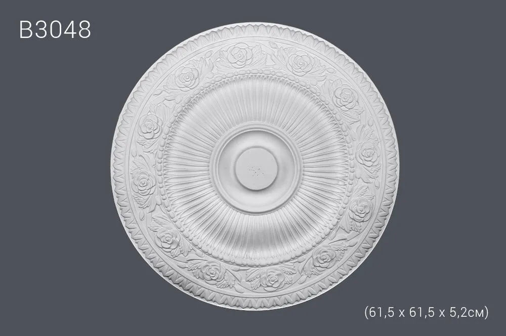 Декор. розетка В3048 61,5х61,5х5,2см (10)