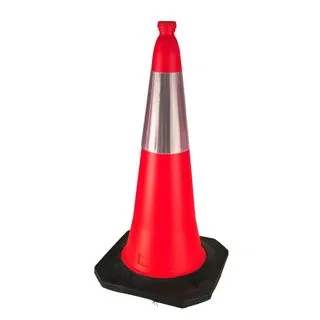Сигнальный конус с рез.основой, высота 1 м, 7070/2