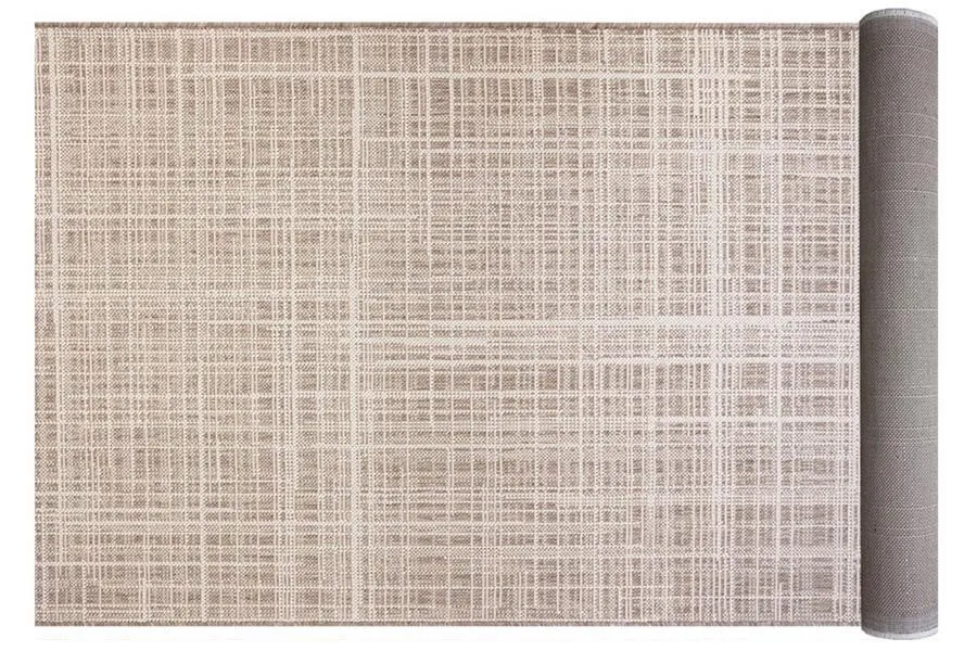 FLEX (Дорожка) 1,2*20 Клетка св. беж. 19171/111/д (BCF sisal) резин. осн.