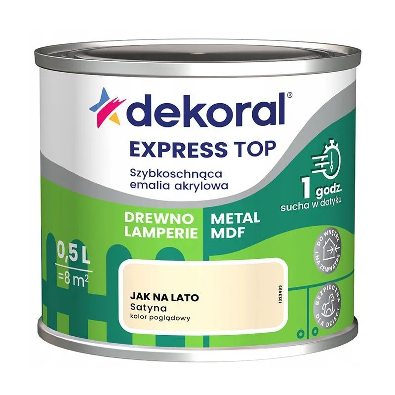 Эмаль Express Top WB Trim как летом сатин 0,5л