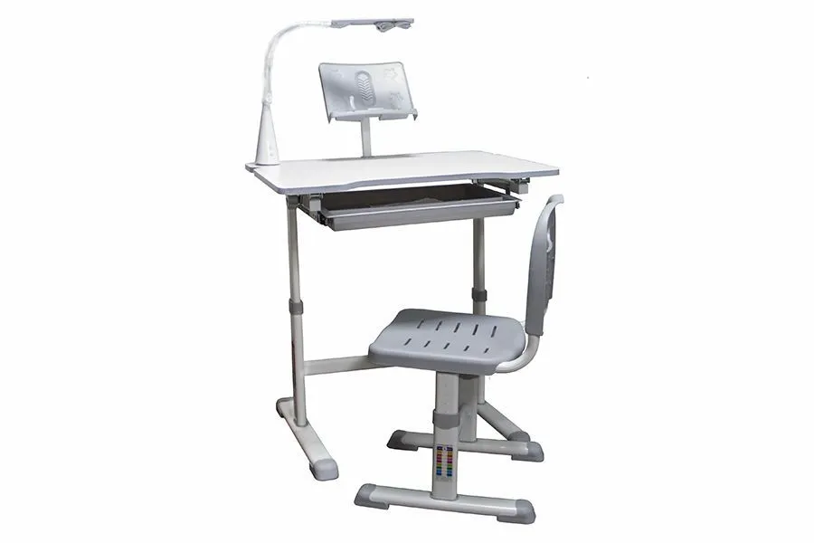 Детский стол с настольной лампой FH-DX966 (Рост 100-180см, Д-70см, Ш-53см)стул в комплекте