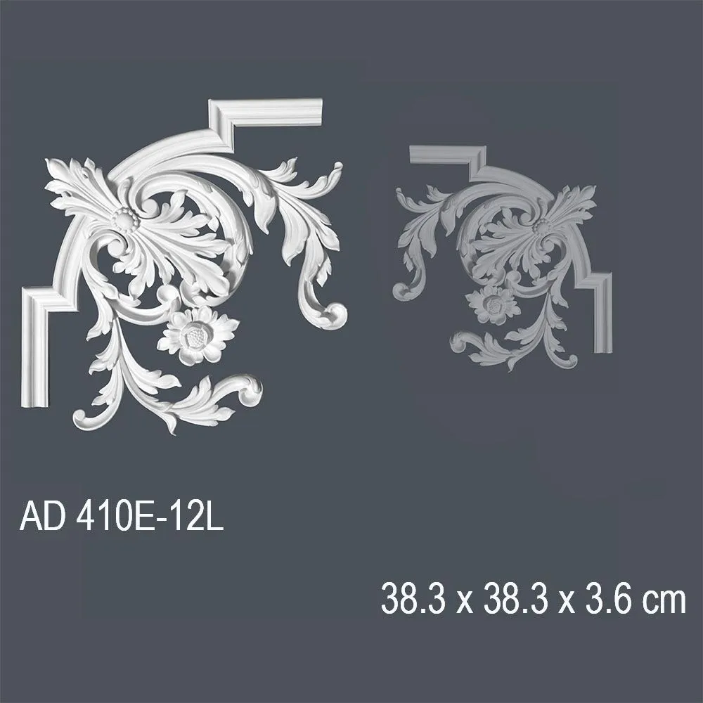 Декор профиль AD 410E-12L 38.3x38.3x3.6cm ()