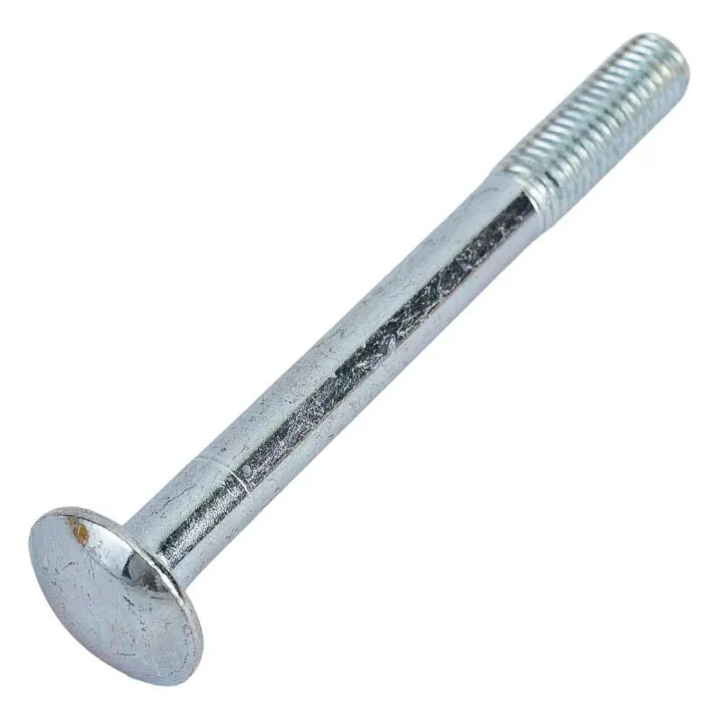Болт мебельн.с усом DIN 607  8x 80 (белый цинк 15 шт) 244360