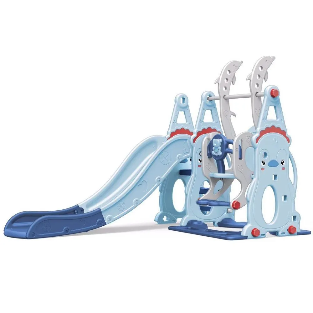 Детский игровой комплекс WM19019 Снеговик (180*155*118)(голубой)