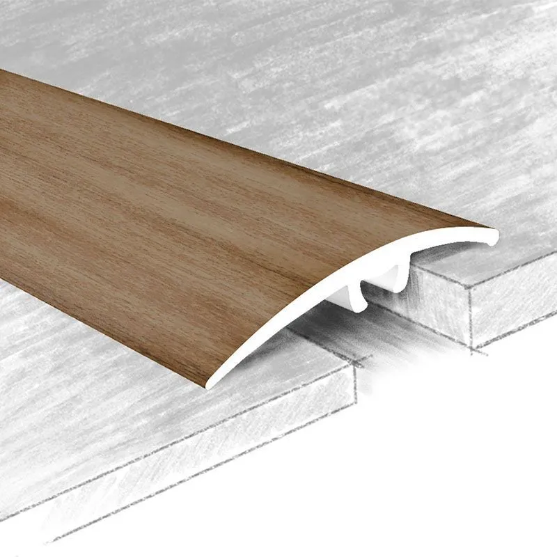 Порог алюм. 72-116Т  41мм  1.8 бук   с потай.креплением с перепадом