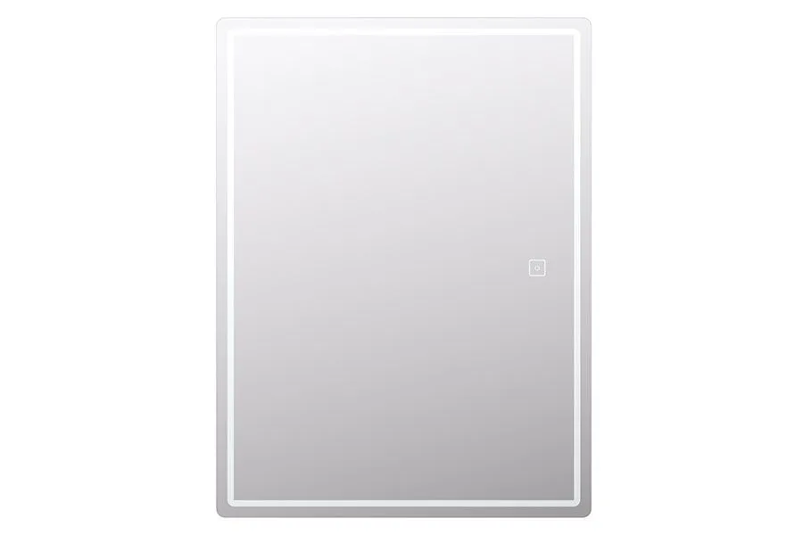Шкаф навесной с зеркалом Geometry 600 с LED подсветкой