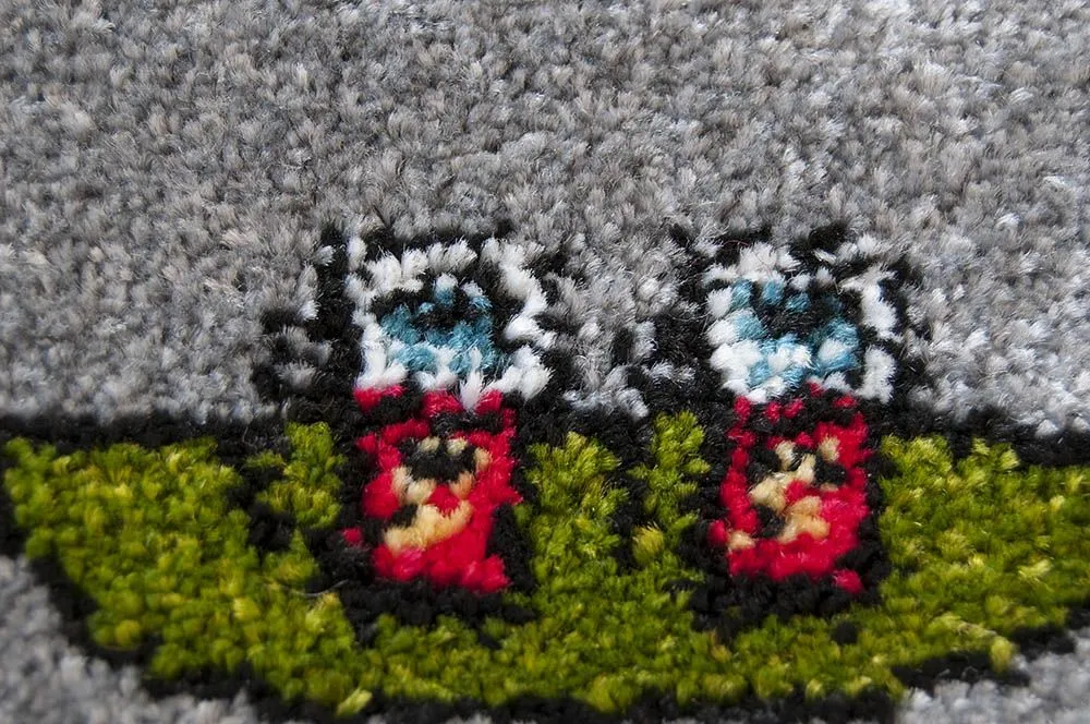 Бытовой ковролин Украина   FRISE KOLIBRI   11045/130  Серый город дороги 4,0м