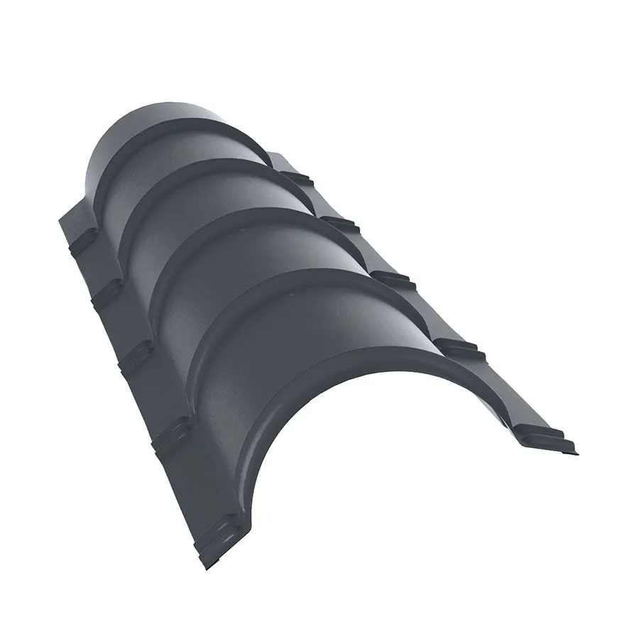 Круглый конёк Rough matt 23 L- 2000 мм