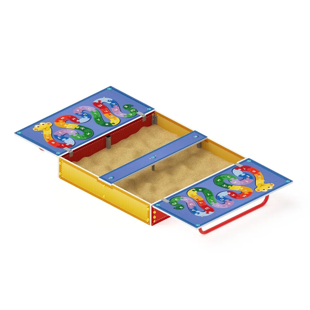 Песочница с крышкой Азбука ИО 5.01.11-01(513.01)