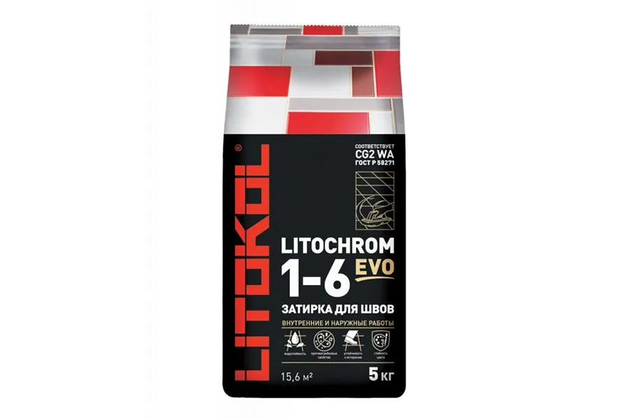 LITOCHROM 1-6 EVO LE 200 белый (5kg Al.bag)  500180003