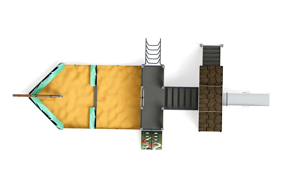 Парусник (Летучий голландец) горка Н1200 ДИК 2.03.3.02-04 