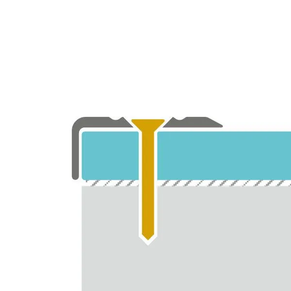 Профиль на ступени 3418-06Т 24х10мм шампань 1,8м