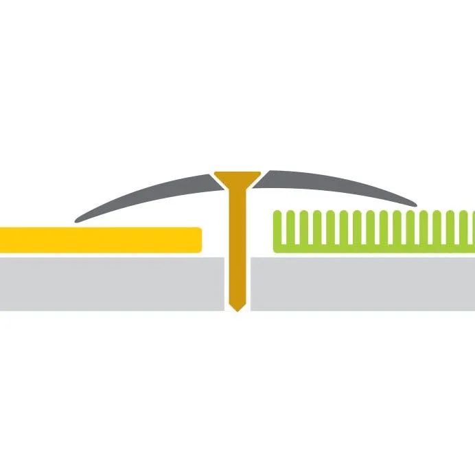 Порог алюм. 120-717Т 40мм 1,8м дуб глина