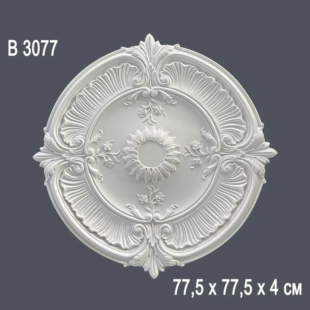 Декор. розетка В3077 77,5х77,5х4см (15)