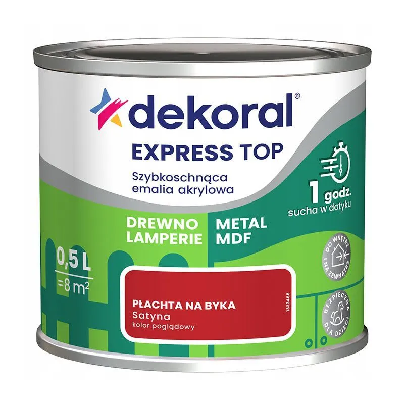 Эмаль Express Top WB Trim тряпка на быка сатин 0,5л