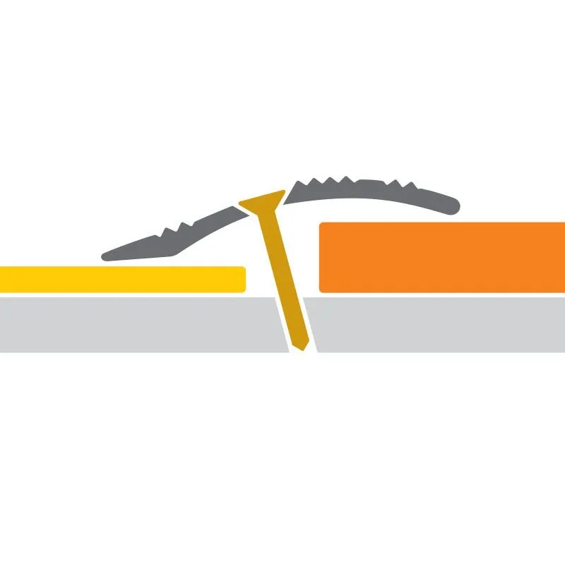 Порог алюмин. 3326 -02Т 41мм 1,8 м золото  /СК с перепадом 2-16мм открытое крепление