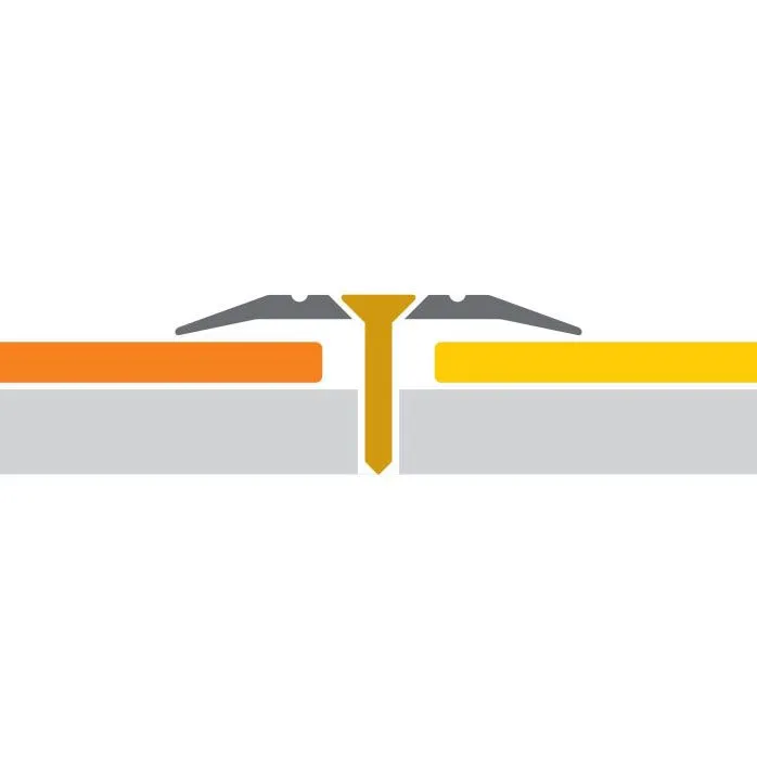 Порог алюм. 3329-02Т 25мм золото 1,8м  с открытым креплением