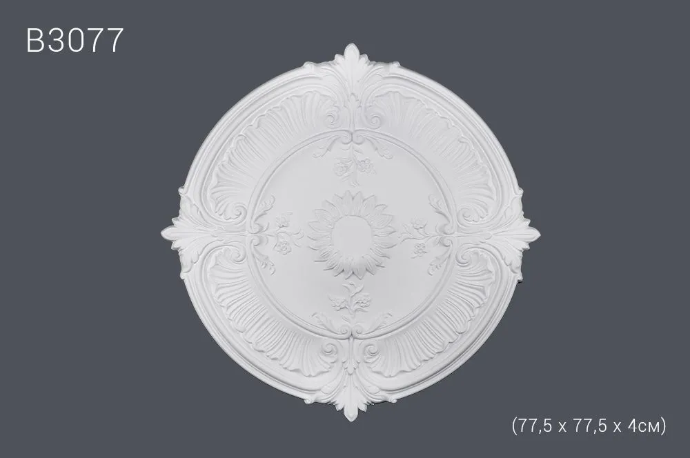 Декор. розетка В3077  77,5х77,5х4см (15)