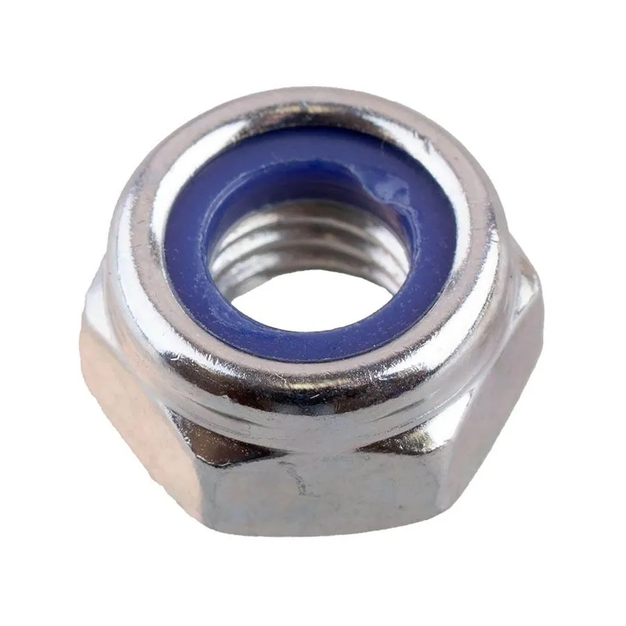 Гайка самоконтр.DIN 985 М10 (белый цинк 40 шт) 013211