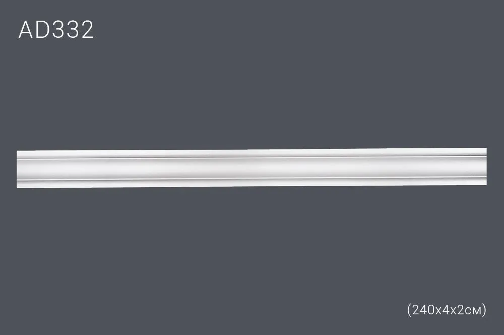 Декор. профиль AD332 240х4,3х1,7см (70)