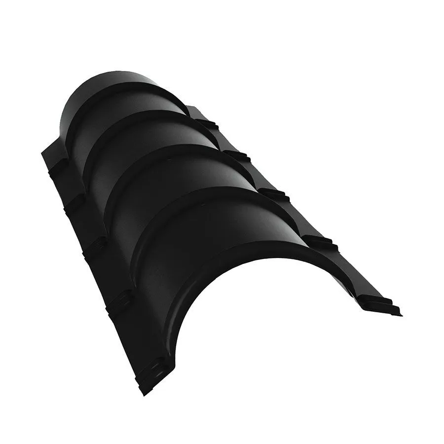 Круглый конёк Rough matt 33 L- 2000 мм