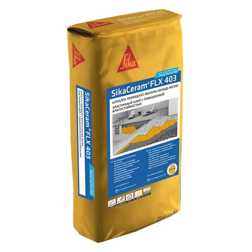 Sika Сeram FLX 403 (Master Tile white Клей) 25кг