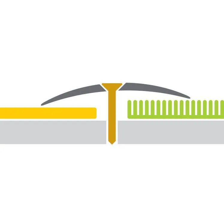 Самоклеющийся профиль 120-717Н  40 мм  1,35 м  дуб глина