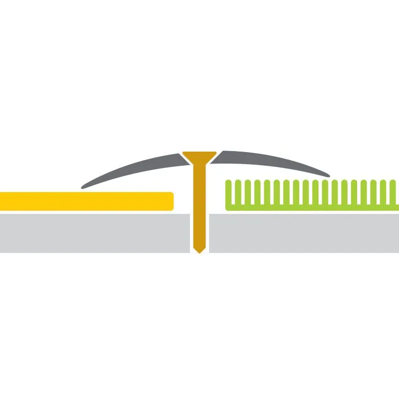 Порог алюм. 120-409К 40мм 0,9м ясень белый