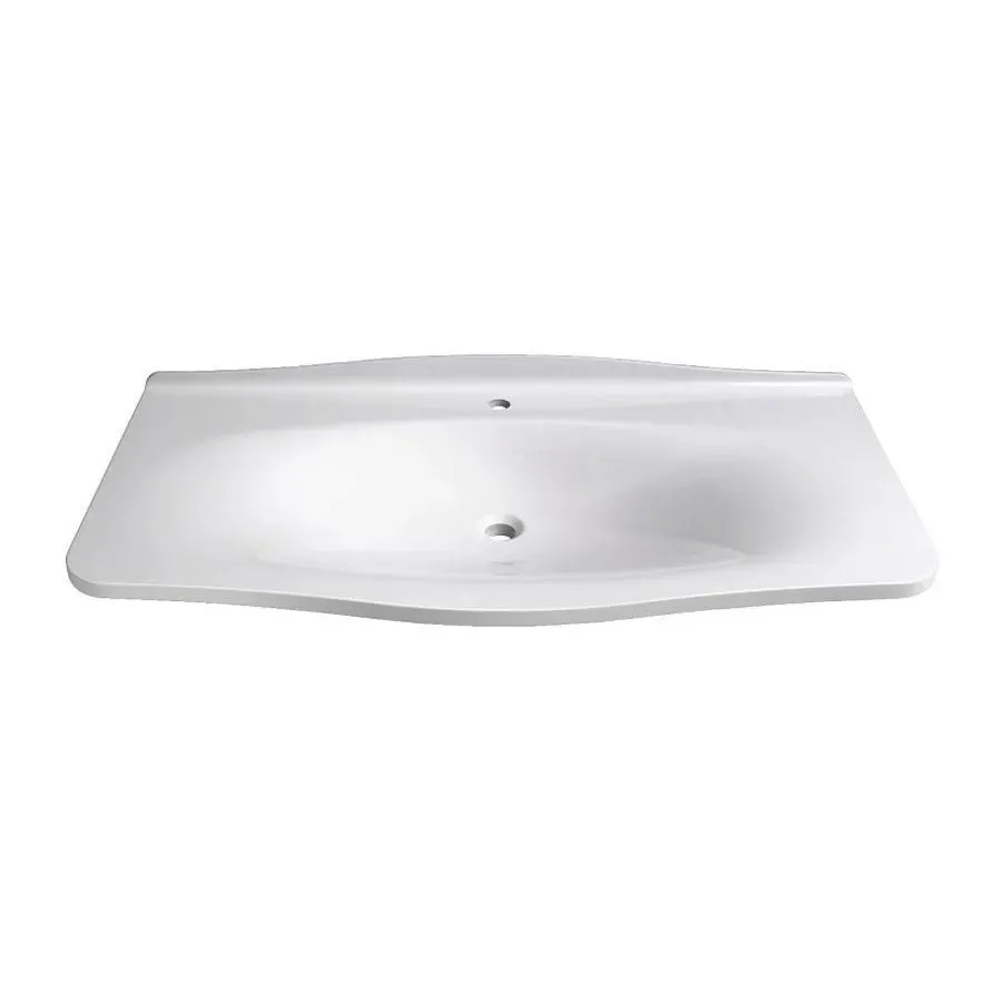 Тумба Анжело Н110-02 Черный глянцевай (16)c Умывальником Анжело Ан-1100 Белый