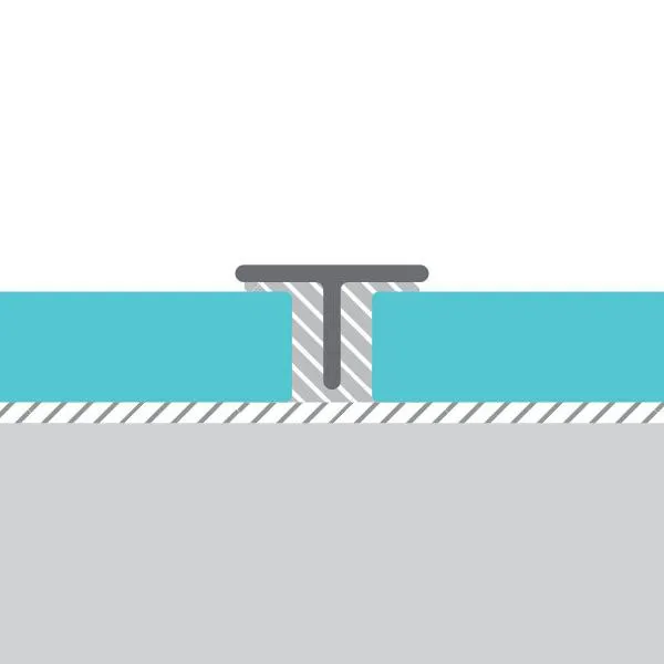 Алюминиевая Т-шина 324-02А 13мм золото 2,5м