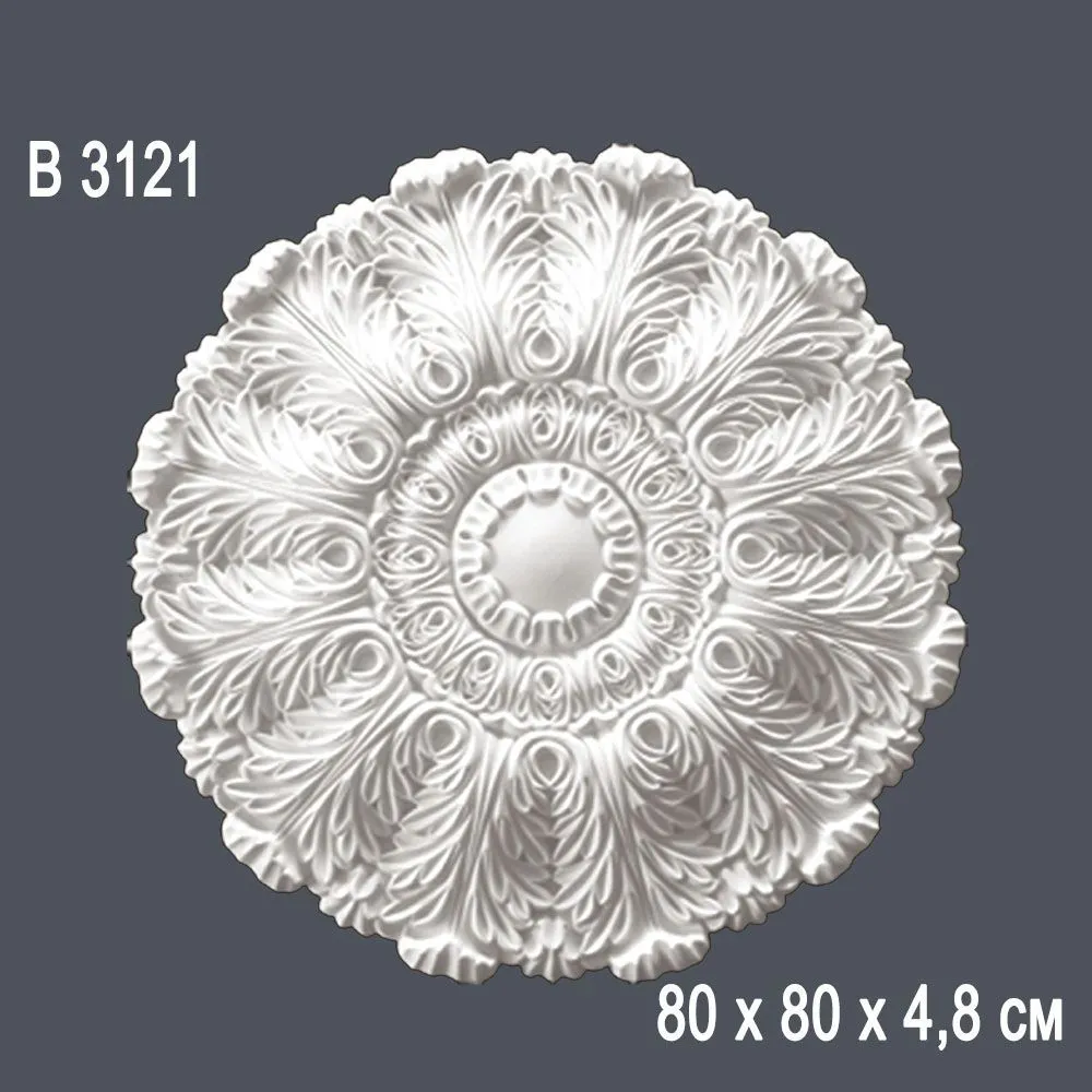 Декор розетка B3121 80х80х4,8cm (10)