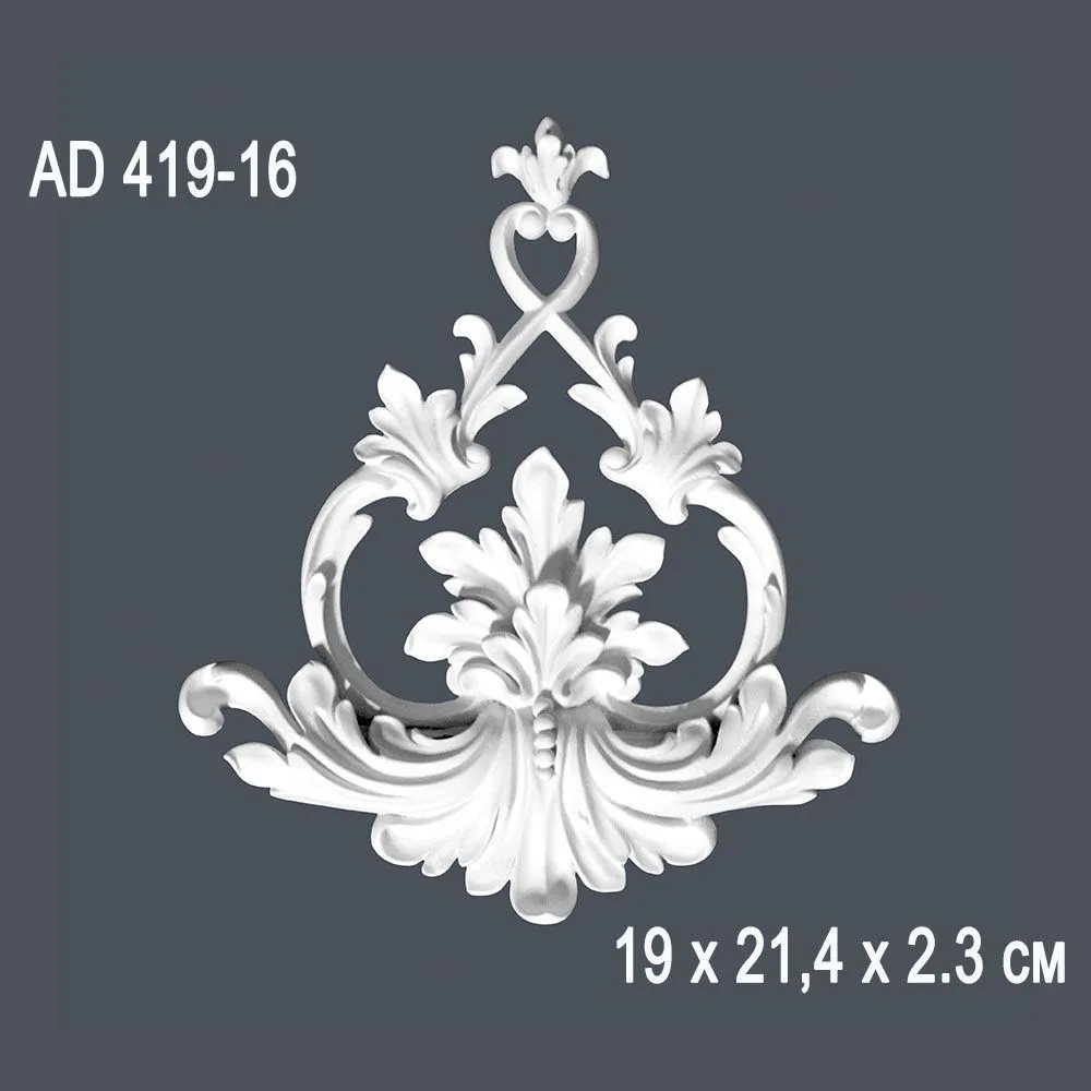 Декор. профиль AD 419-16 19х21,4х2.3см (20)