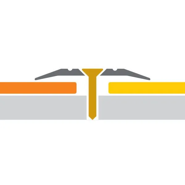 Порог алюм. 3329-01К 25мм серебро 0,9м  с открытым креплением