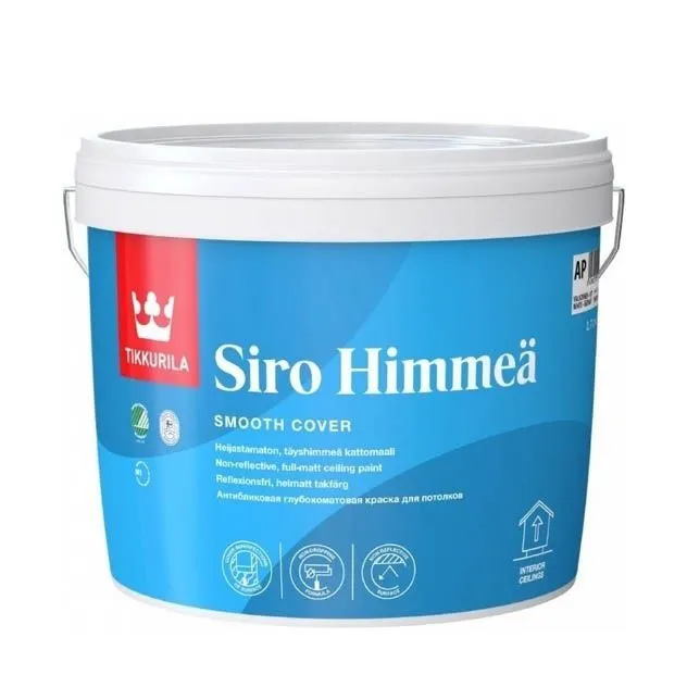 SIRO HIMMEA "AR" 2.7л Краска глубокоматовая, антибликовая для потолка