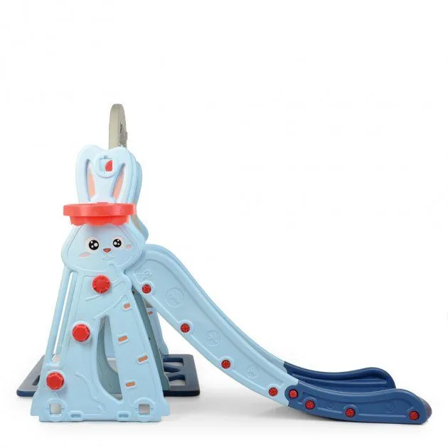 Детский игровой комплекс WM19072 Зайка (143*140*110см)(голубой)